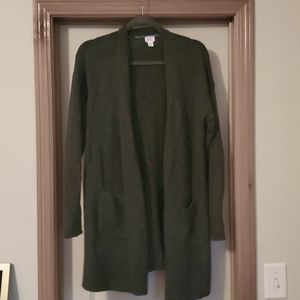 Charcoal grey cardigan with pockets